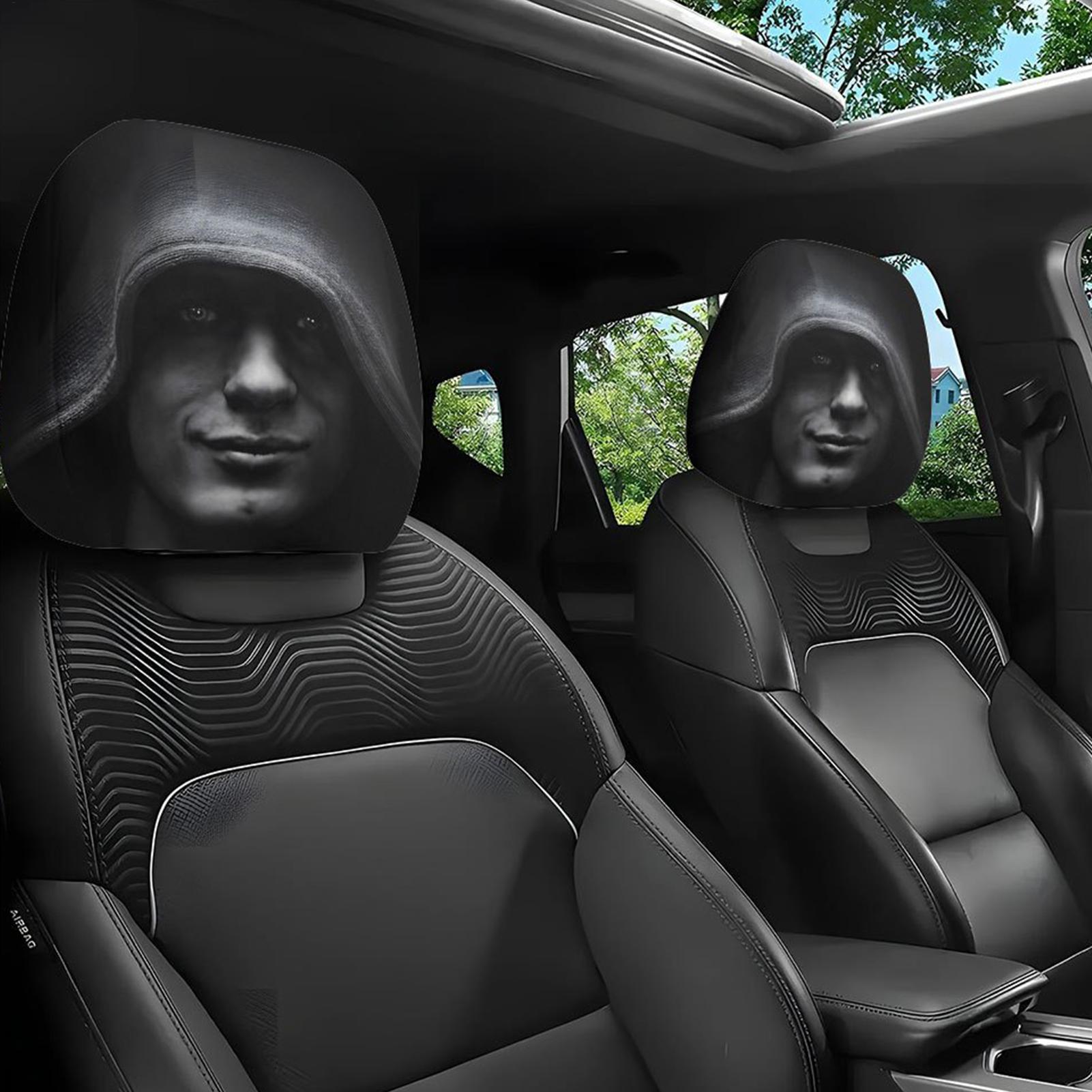 Tech Accessories For Car - Copri Poggiatesta Auto Divertenti Accessori Interni