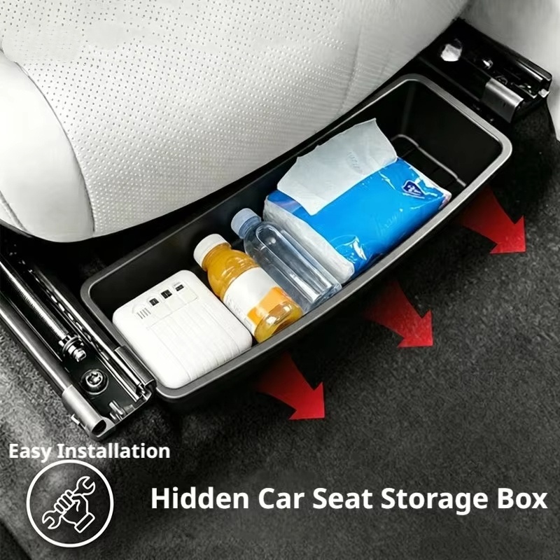 Tech Accessories For Car - Scatola portaoggetti universale sotto il sedile,