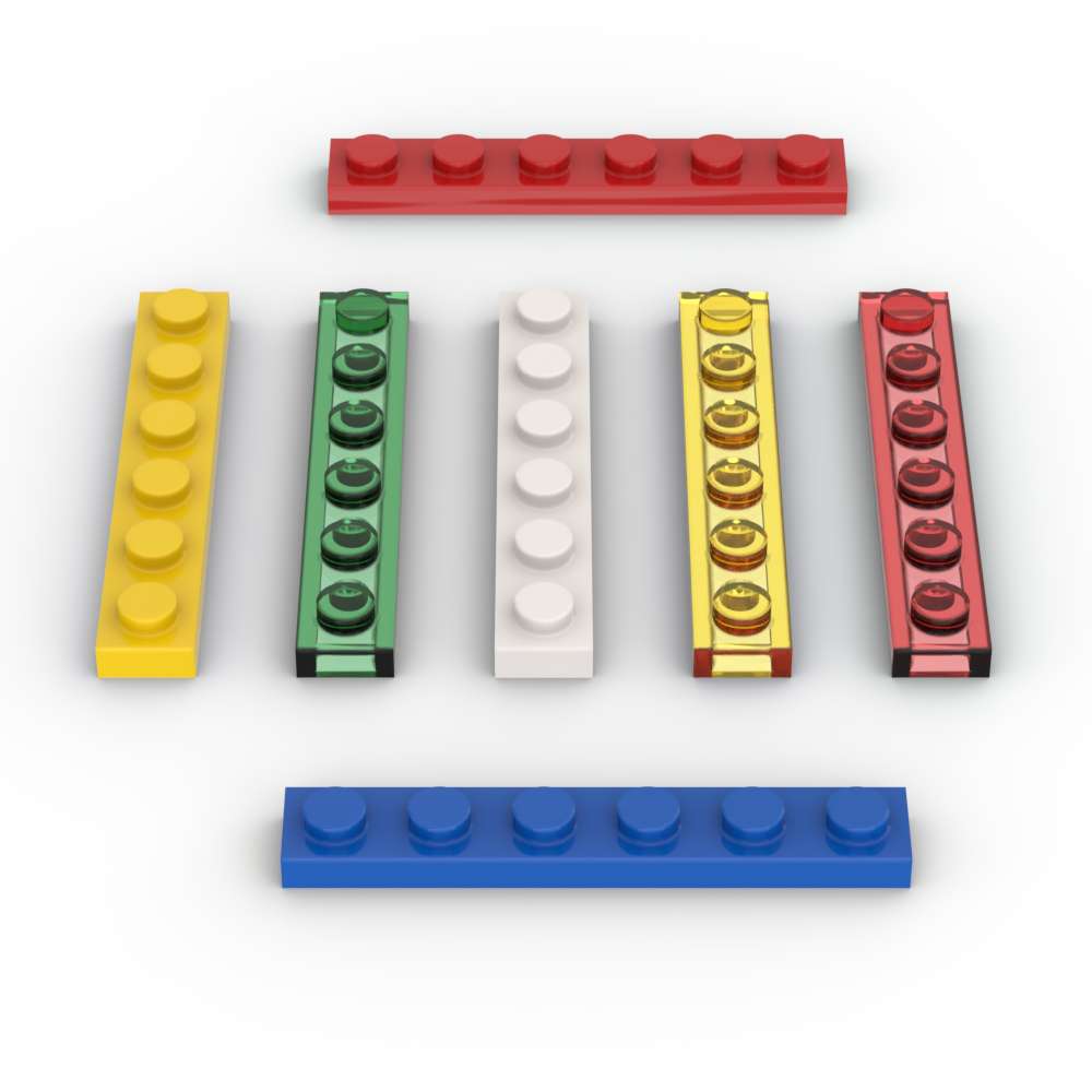 MOC 10PCS Piastra 3666 1X6 Bui - Tech Accessories For Kids recensione e prezzo