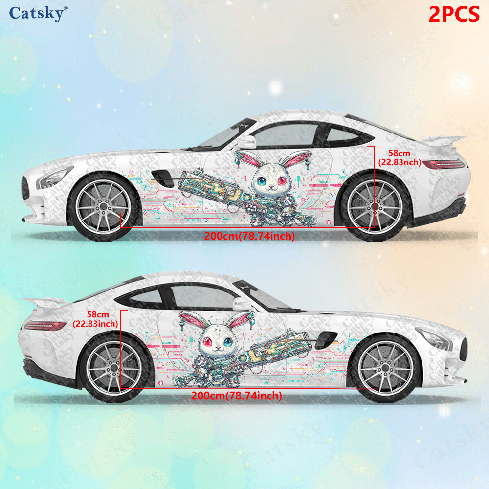 2 Pezzi Adesivi Laterali per A - Tech Accessories For Car recensione e prezzo